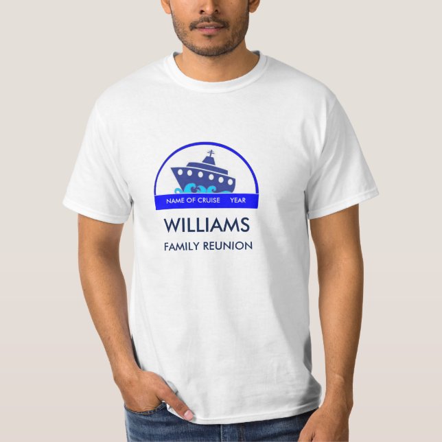 Camiseta Cruise - Reunião (Qualquer Evento) (Frente)