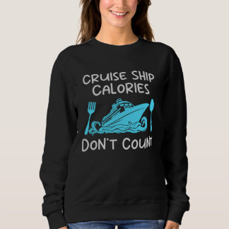 Camiseta Cruise Ship Calories Don't Count Cruise Fun Design