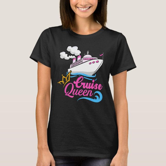 Camiseta Cruise Ship Cruise Queen (Frente)