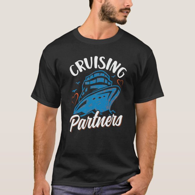 Camiseta Cruise Ship Friends Vacay Cruising Partners (Frente)