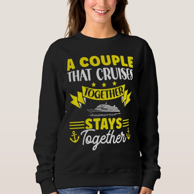Camiseta Cruise Ship Honeymoon Wedding A Couple That Cruise (Frente)