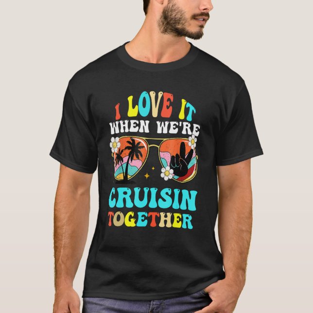 Camiseta Cruise Ship Vacation Friends Buddies Couples Girl  (Frente)