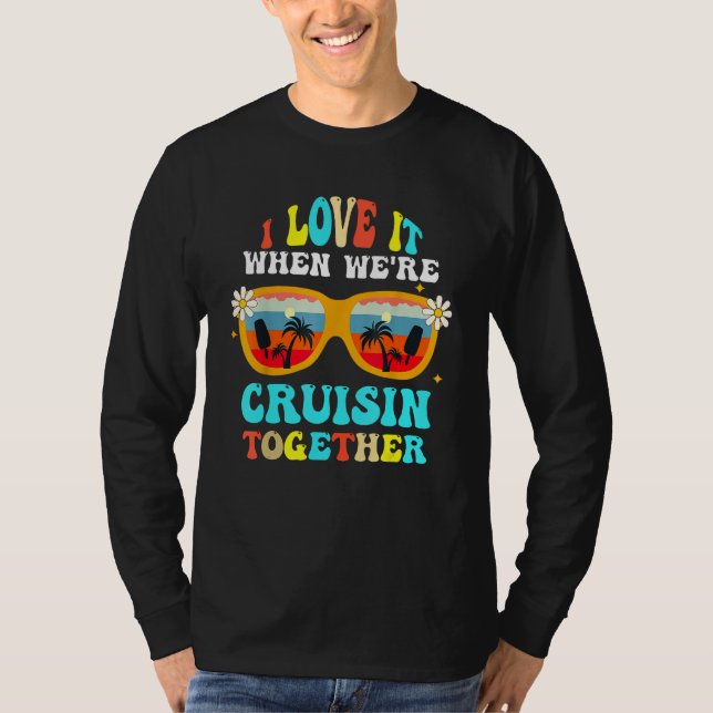 Camiseta Cruise Ship Vacation Friends Buddies Couples Girl  (Frente)