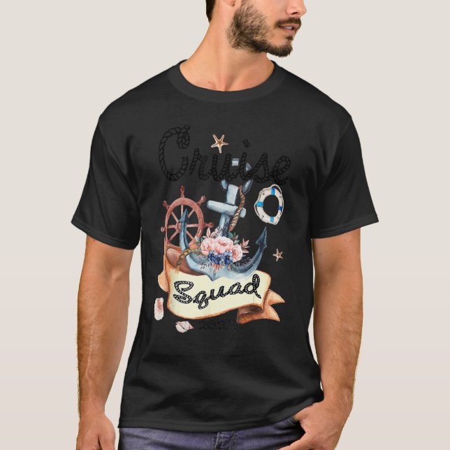 Camiseta Cruise Squad 2022 Family Matching Cruise Vacation (Frente)