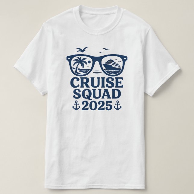 Camiseta Cruise Squad 2025 (Frente do Design)