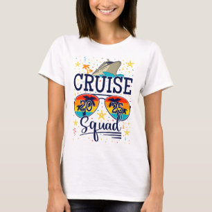 Camiseta Cruise Squad 2025 Cruising Vacation Women