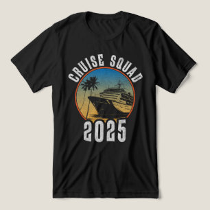 Camiseta Cruise Squad 2025 - Férias do Grupo Divertido
