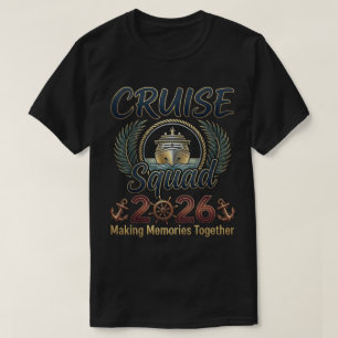 Camiseta Cruise Squad 2026 Criando Memórias Juntos