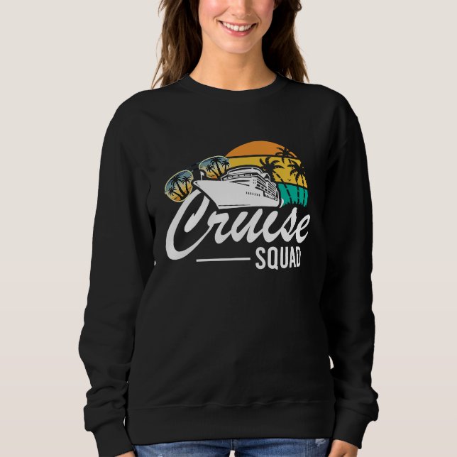 Camiseta Cruise Squad Family Matching Cruise Trip Vacation  (Frente)