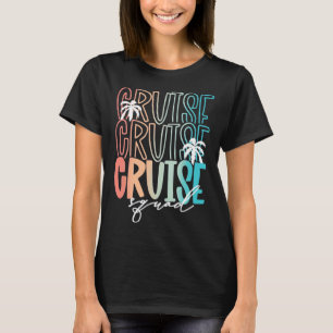 Camiseta Cruise Vibes Correspondendo Família Verão Amigo Re