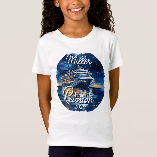 Camiseta Cruise Watercolor Naviise Reunion T Shirt (Frente)