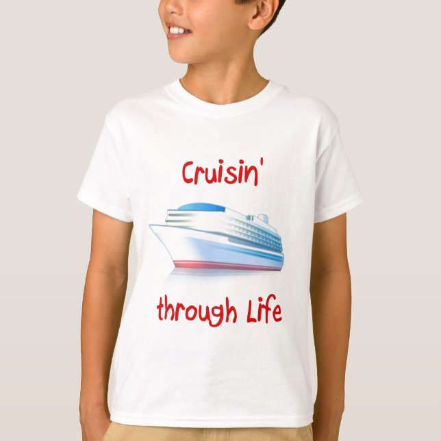 Camiseta cruisin com a vida (Frente)