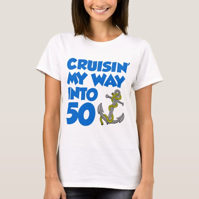 Camiseta Cruisin minha maneira em 50 (Frente)