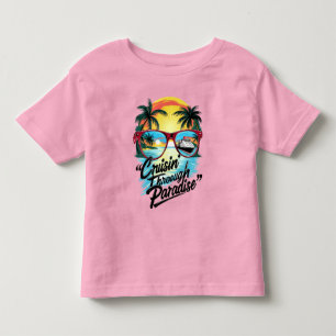 Camiseta Cruisin' Through Paradise: Vibes de Escape Tropica