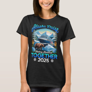 Camiseta Cruisin Together Alasca 2025 Cruzeiro Alasca Famíl