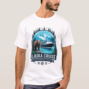 Camiseta Cruisin Together Alasca 2025 Família Amiga Alasca 