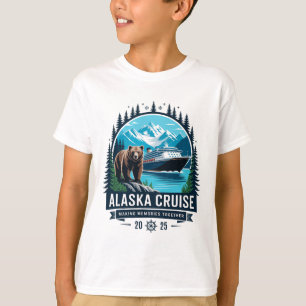 Camiseta Cruisin Together Alasca 2025 Família Amiga Alasca 
