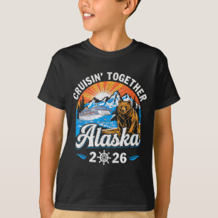 Camiseta Cruisin Together Alasca 2026 Família Amiga Alasca 