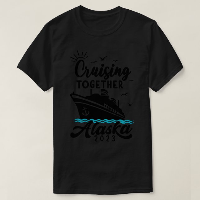 Camiseta Cruisin Together Alaska 2023 5 (Frente do Design)