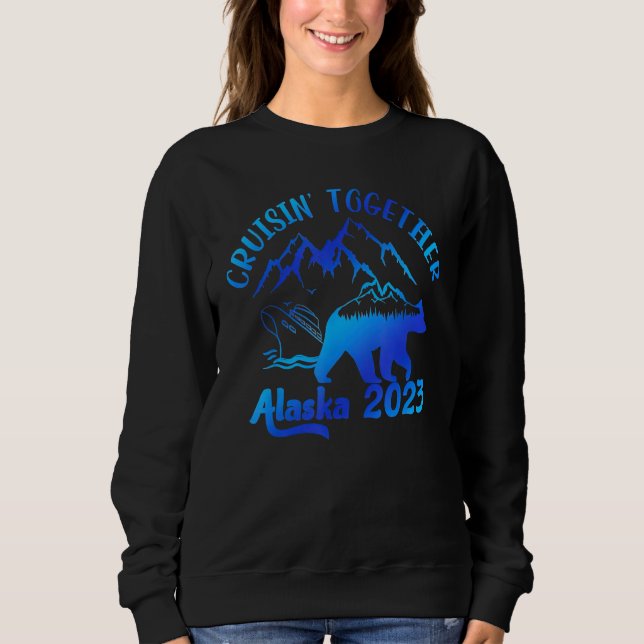Camiseta Cruisin Together Alaska 2023 Family Matching (Frente)