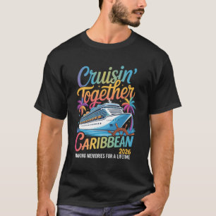 Camiseta Cruisin Together Caribe 2026 Criando Memórias