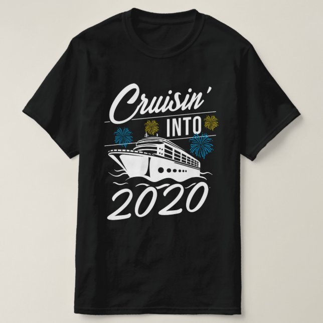 Camiseta Cruising 2020 Ocean Adventure Cruise Gif (Frente do Design)