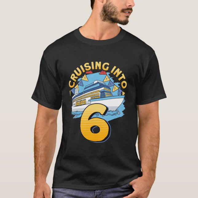 Camiseta Cruising Boat Cruising Into 6 Cruise (Frente)