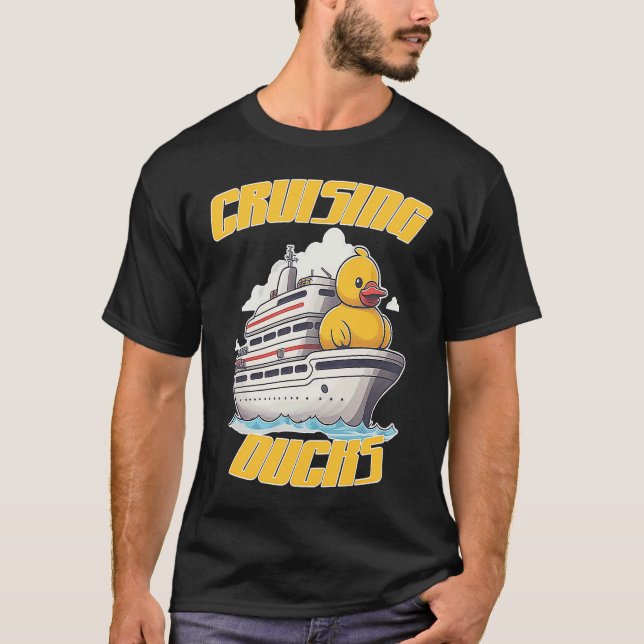 Camiseta Cruising Ducks fun rubber duck finding game on cru (Frente)