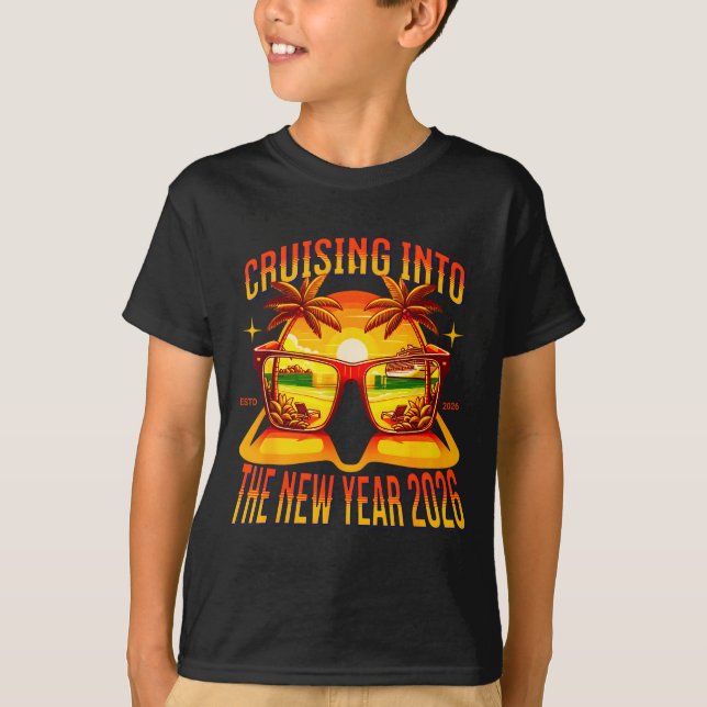 Camiseta Cruising Into The New Year 2026  (Frente)