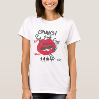 Camiseta Crunch Crunch, ASMR: Tee Branco feminino