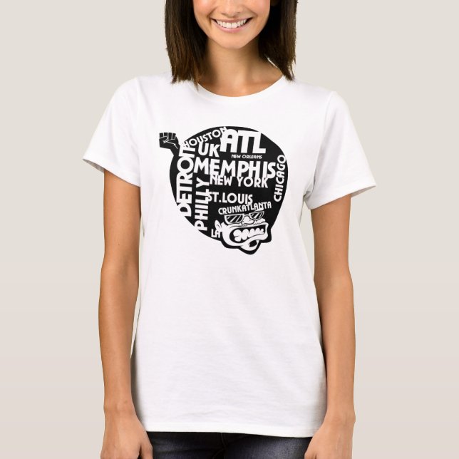 Camiseta Crunk para a roupa de Crunk/Crunkatlanta (Frente)