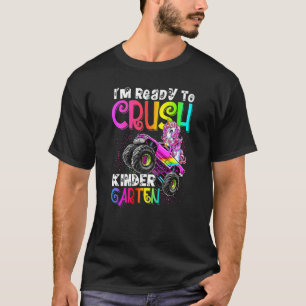 Camiseta Crush Kindergarten Monster Caminhão De Volta A S