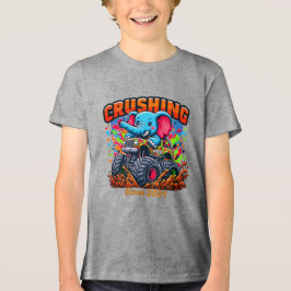 Camiseta Crushing Since 2021 – Cute Elephant with Truck
