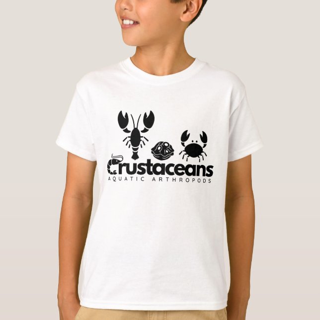 Camiseta Crustáceos - Artrópodes Aquáticos (Frente)