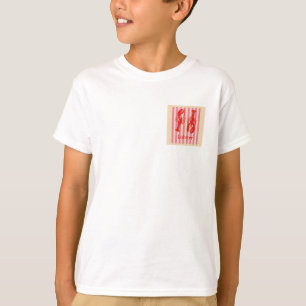 Camiseta Crustáceos de Pop de lagosta em tiras de doces