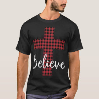 Camiseta Cruz Acredita Jesus Buffalo Xadrez Cristo Cristão