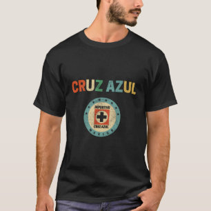 Camiseta Cruz Azul - Vintage em Retro em Perturbação