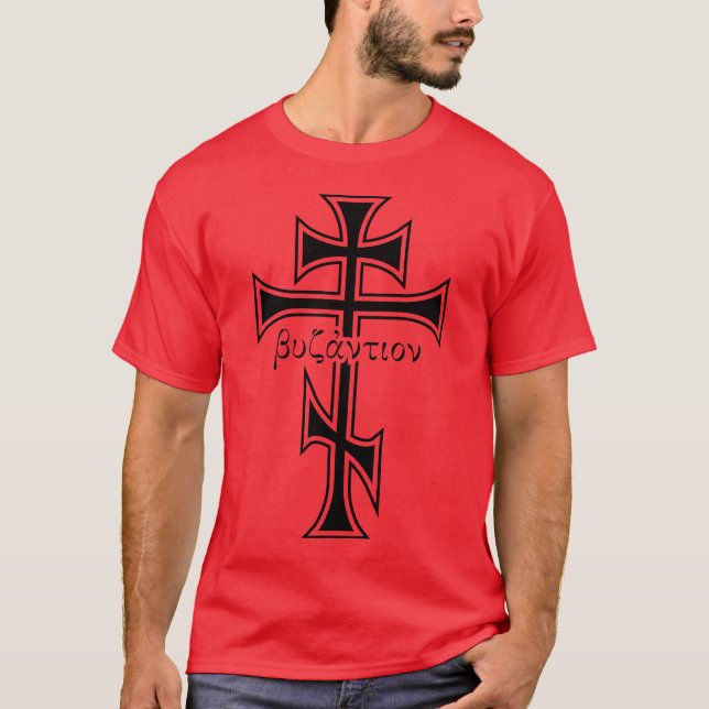 Camiseta Cruz bizantina (Frente)