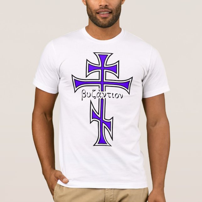 Camiseta Cruz bizantina (Frente)