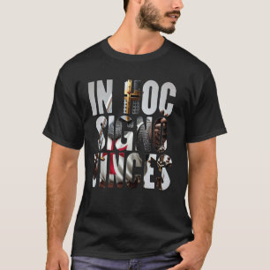 Camiseta Cruz Católica de Cruzado Latino dos Templários Cav