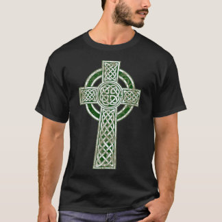 Camiseta Cruz celta verde