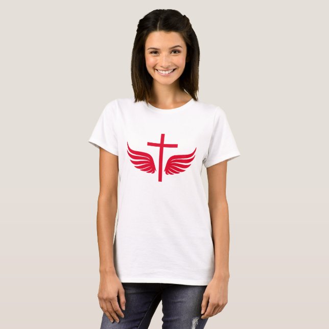 Camiseta Cruz cristã (Frente Completa)