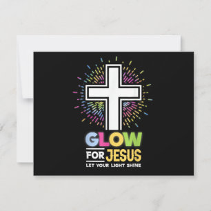 Camiseta Cruz Cristã Brilha para Jesus Cristo Bi