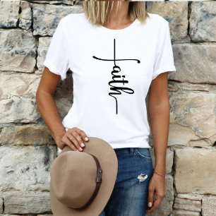 Camiseta Cruz Cristã da Fé