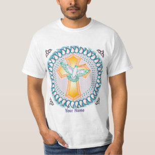 Camiseta Cruz Cristã Holy Dove
