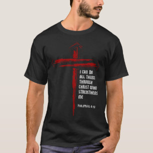 Camiseta Cruz Cristã Pregos Jesus Filipenses 413 Bíblia