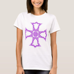 Camiseta Cruz Cristã Rosa