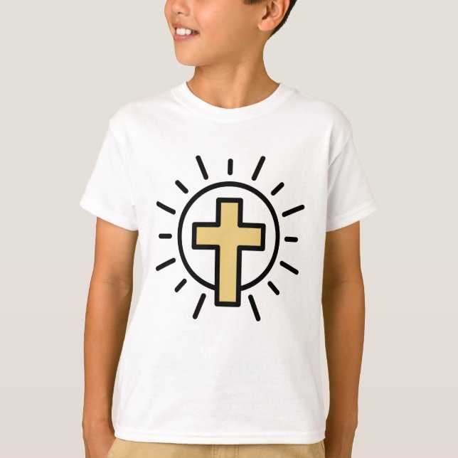 Camiseta Cruz Cristã Simples (Frente)