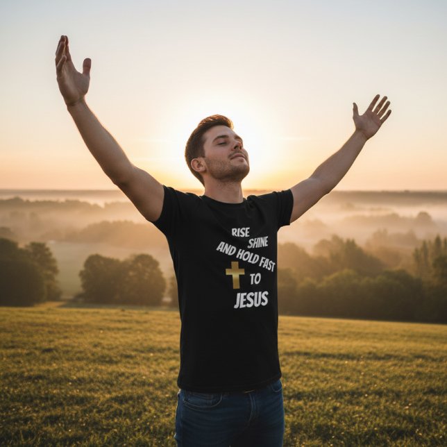 Camiseta Cruz da Fé Cristã (Criador carregado)