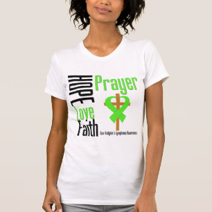 Camiseta Cruz da oração da fé do amor da esperança do
